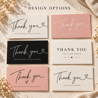 Cartes de remerciement simples et minimalistes pour l'emballage, cartes de remerciement personnalisées avec texte écrit, cartes de remerciement pour les petites entreprises, cartes de remerciement pour les clients