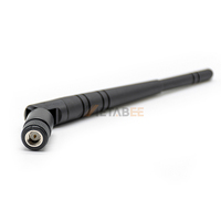 Antenne Wi-Fi compacte bi-bande 3dBi 5dBi 2.4G 5.8G omnidirectionnelle en caoutchouc avec connecteur SMA-J pour passerelle IoT industrielle et comptage intelligent