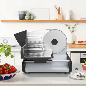 Cortadora de Alimentos de 7.5 Pulgadas y 150W, Máquina Cortadora con Cuchilla de Acero Inoxidable para Uso Doméstico, Cortadora de Carne, Pan, Mantequilla, Pollo - Product Image 5