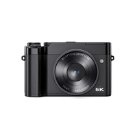 Appareil Photo Numérique Selfie Double Caméra Enregistrement Vidéo 5K/4K Transmission d'Images WiFi Stabilisation d'Image Électronique Zoom Optique Chaud