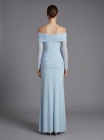 Robe de soirée Bettergirl 2026, nouvelle arrivée, sexy, épaules dénudées, dos nu, tulle, ceinture torsadée, moulante