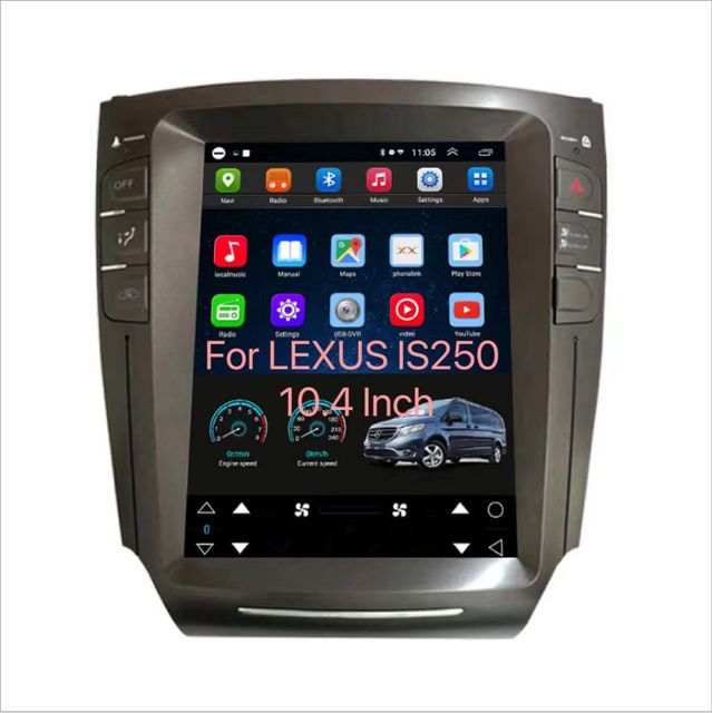 12.8 Inch Android Car Stereo Android Player for LEXUS IS 250 Radio 4 Core GPS WIFI FM Wireless Carplay Android Auto