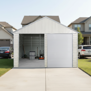 CG2841-H305 <span class=keywords><strong>Garage</strong></span> <span class=keywords><strong>préfabriqué</strong></span> à structure métallique, bâtiment en acier, <span class=keywords><strong>prix</strong></span> usine, garages extérieurs, entrepôt, atelier - Product Image 1
