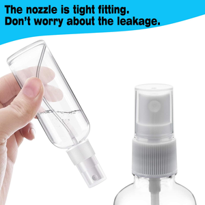 Wholesale PET Fine Mist Screw Cap <b>Empty</b> Plastic <b>Spray</b> <b>Bottles</b> with Screen Printing Cosmetic Use Various Sizes - Product Image 3