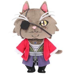 Peluche de Lobo Gris Grande Relleno de Algodón PP, Personalizable, con Ropa, en Oferta - Product Image 1