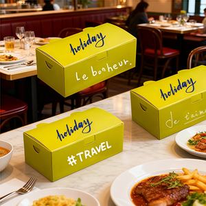 Logotipo Personalizado para Cajas de Papel de Grado Alimenticio para Pasteles, <span class=keywords><strong>Galletas</strong></span>, Donas y Pan en Lugares Específicos Durante <span class=keywords><strong>las</strong></span> Festividades - Product Image 3