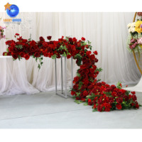 Chemin de Table à fleurs en soie pour mariage, LFB2099-3