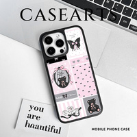 Coque de téléphone magnétique en résine époxy pour Iphone16 16pro/promax 15 15promax/14Promax/14pro 14/13 13pro 12 Coque en fibre de carbone