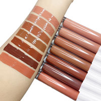Marque privée Paillettes Waterproof Nourrir Hydratant Vitamine C Baume à Lèvres Huile Teinte Clair Vegan Rose Lipgloss Lip Plumper Gloss
