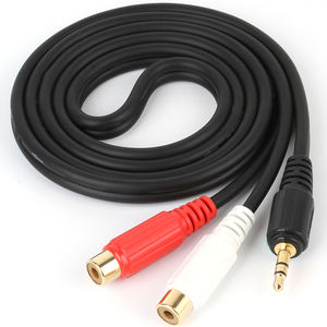 Câble de haut-parleur de haute qualité Audio 2rca prise plaquée or fil de connexion PVC Shell câble Audio <span class=keywords><strong>Rca</strong></span> pour DVD - Product Image 2