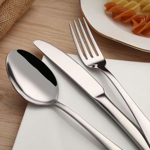 Promotion 24 Piece Gold Flatware Sets Luxury Silverware Stainless Steel Cutlery Set - Product Image 3