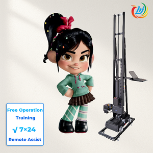 เครื่องพ่นสีติดผนังและพื้นเครื่องพิมพ์จิตรกรรมฝาผนังบนผนัง3D หมึกยูวี3ม. - Product Image 1