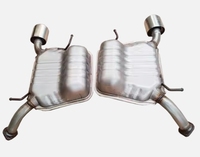 Venta directa de fábrica, accesorios de sistema de escape de coche de alta calidad, silenciador de escape trasero de acero inoxidable Chevrolet Captiva