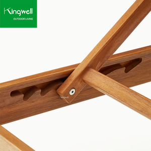 Lettini Prendisole di Lusso in Stile Resort, Sdraio Regolabili in Legno di Teak per Spiaggia, Ville e Resort - Product Image 5