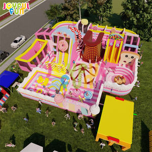 Divertido Parque Inflable de Dulces de Ensueño, Parque de Juegos Inflable, Precio de Fábrica - Product Image 1