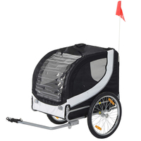 Poussette de jogging pliable détachable pour gros chien Poussette de remorque pour animaux de compagnie