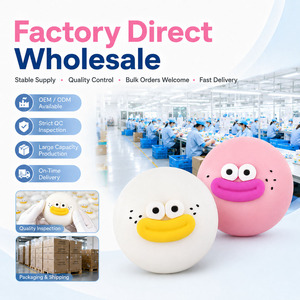 Factory Direct Cartoon Face Cute Squishy Toy Slow Rising <b>Fidget</b> Squeeze Ball Unisex 14 Years & up for Bulk Orders Wholesale - Product Image 4