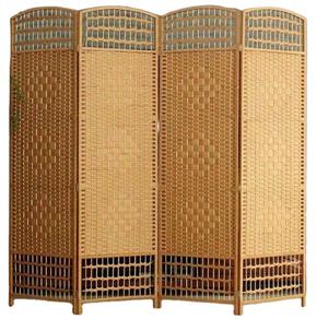 Divisorio per schermo privacy in legno massello curvo per interni semplicità - Product Image 3