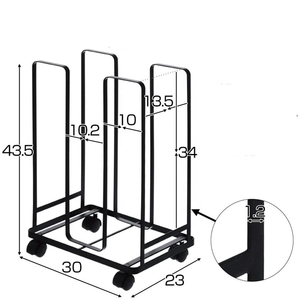 Boîte <span class=keywords><strong>de</strong></span> rangement en carton à roulettes, casier <span class=keywords><strong>de</strong></span> rangement pour la maison - Product Image 6