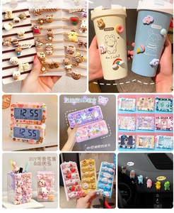 Venta al por mayor de bonitos abalorios de resina de animales para funda de teléfono DIY, tazas, espejos, organizador de joyas, Decoración, regalo Ideal para mujeres y niños - Product Image 4