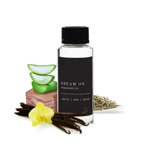 Óleo essencial natural para fabricação de perfumes de hotel, série Dream On, capacidade de 120ml, óleos aromáticos sem água para difusor