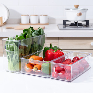 Transparent PE <b>Plastic</b> Fridge <b>Storage</b> Box with Zipper <b>Bag</b> Recyclable Modern Design for Supermarket & Makeup <b>Storage</b> - Product Image 2
