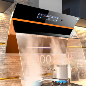 OEM One drawing box grande aspirazione doppio motore lato aspirazione cucina cappa cucina corpo <span class=keywords><strong>camino</strong></span> touch grande schermo - Product Image 2
