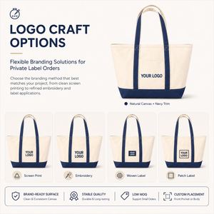 Sac fourre-tout en toile robuste avec logo personnalisé et points de renforcement pour le marché européen, idéal pour les événements promotionnels - Product Image 5
