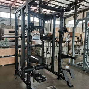 Equipo de Gimnasio Comercial al por Mayor, Jaula de Cables Smith de Acero de 3 mm, Soporte para Sentadillas con Pesas - Product Image 4
