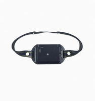 Traceur de collier solaire rechargeable et durable, localisateur de position antivol pour élevages d'animaux de grande taille avec alarme sonore et choc électrique