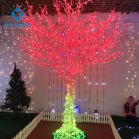 Anpu Beleuchtung Warmweiße LED-Baummotivleuchte IP65 Wasserdicht CRI90 Außen- und Festdekoration für Weihnachten & Halloween