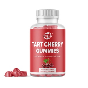 Suplementos Herbales Veganos en Gomitas con Extracto de Cereza Ácida, Venta al Por Mayor OEM ODM, para Apoyo Antioxidante y Articular - Product Image 1