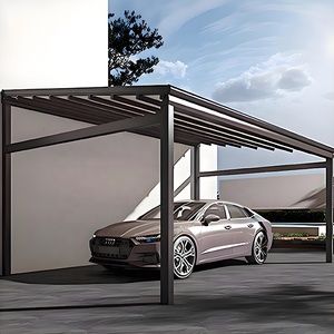 Pérgola con Techo Retráctil Ajustable Eléctricamente de Weleadalu, Directo de Fábrica, Precio Bajo, para Terrazas, Marco de Aluminio - Product Image 5