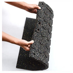 Baldosas DE SEGURIDAD antideslizantes EPDM para juegos infantiles, alfombrillas de rompecabezas de goma de grado comercial, suelo de gimnasio absorbente de golpes, 50x50cm - Product Image 2