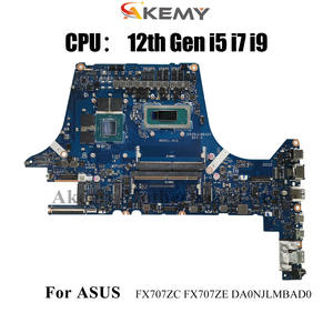 มาเธอร์บอร์ดแล็ปท็อป DA0NJLMBAD0สำหรับ FX507Z เกม ASUS TUF <span class=keywords><strong>FX707ZC</strong></span> เมนบอร์ด FX707ZF FX707ZE พร้อม I5เจนเนอเรชัน12th I7การทดสอบ I9โอเค STK - Product Image 2