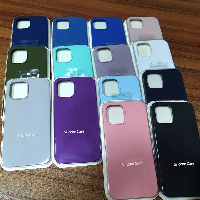 2022 Mobile Phone Cases Accessories Microfiber Cloth Liquid Silicone Case for iPhone SE3 12 Pro Max 13 Coque for iphone Silicone
