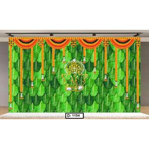 Bandera Multicolor de 5x8 Pies con Impresión Digital Personalizada para Eventos Culturales, Fondo de Escenario para Bodas y Festivales, Decoración Vibrante para Eventos - Product Image 1