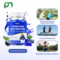 Gomitas de Electrolitos para Adultos OEM, con Magnesio, Potasio, Sin Cafeína, Sin Edulcorantes Artificiales, Suplemento de Electrolitos