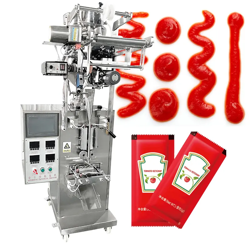 Vollautomatische Ketchup-Verpackungsmaschine Tomatenpaste-Herstellung und Verpackungsmaschine Honig-Ketchup-Verpackungsmaschine