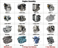 Démarreur de moteur pour engins de construction 2873K632 pour 1004-4 135ti 1004G 1004-40t 1004-42 1104D-E44t