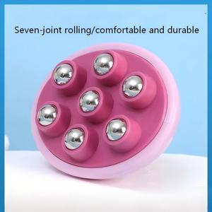 Rodillos de Masaje para la Cabeza, Dispositivo de Fitness, Bola de Masaje con Siete Cuentas Magnéticas, Masajeador Corporal para la Cabeza - Product Image 2