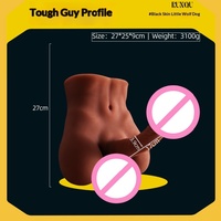 EU-Lager 3,5KG 27CM Tragbarer Männlicher Torso Sexpuppe für Frauen mit 17CM Dickem Realistischem Dildo TPE Lebensechter Penis Erwachsenen-Sexspielzeug