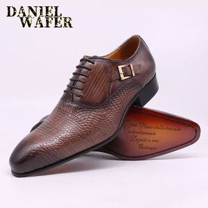 Chaussures Oxford Marron Foncé en Cuir Véritable, Durables, Fabriquées à la Main pour Hommes, Chaussures Habillées Officielles - Product Image 2