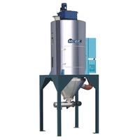 Machine industrielle de cristalliseur de flocons de plastique PET 750L pour équipement auxiliaire d'injection plastique