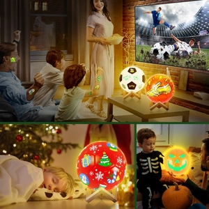 Kit <span class=keywords><strong>de</strong></span> pintura DIY para niños: Luz nocturna <span class=keywords><strong>de</strong></span> fútbol, arte en resina <span class=keywords><strong>de</strong></span> vinilo, caja <span class=keywords><strong>de</strong></span> colores, fácil <span class=keywords><strong>de</strong></span> usar para actividades interactivas infantiles - Product Image 6