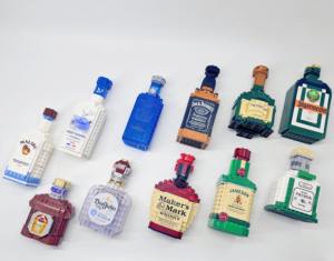 Sáng Tạo mô phỏng Whisky chai xây dựng khối thiết lập để lắp ráp đồ chơi và bộ sưu tập - Product Image 2