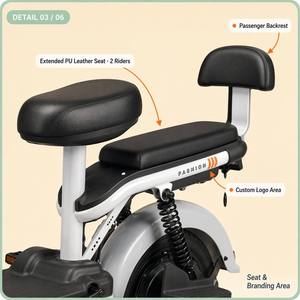 Minimoto Compacta Yaben de 48V, Velocidad Máxima de 25 km/h, Motor de 350W, Batería de Plomo-Ácido - Product Image 5