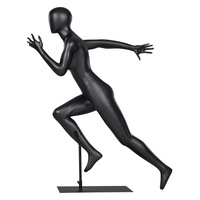 Mannequin Buste Sportif Complet en Fibre de Verre, Présentoir Haut de Gamme pour Vêtements Hommes et Femmes