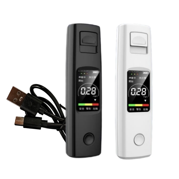 Компактный Алкотестер A20 с полупроводниковым датчиком HD LCD Аудио Сигнализация умное отключение низкая мощность Type-C заряд для семейной безопасности