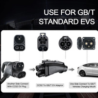 Adaptateur de charge rapide DC Maxgreen CCS2 vers GBT pour véhicules électriques chinois BYD, NIO, XPENG sur stations européennes